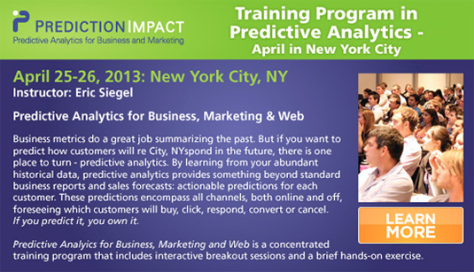 Predictive Analytics Training in NYC